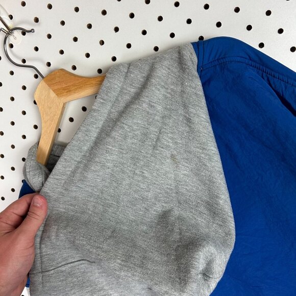 Kentucky Wildcats 90s Starter Windbreaker XL Jacket Hoodie 1/4 Zip READ Blue - Picture 7 of 9